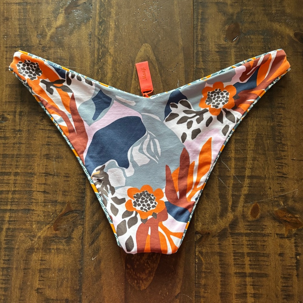 Maaji | Reversible Bikini Bottoms Botanical Size L - Picture 5 of 8